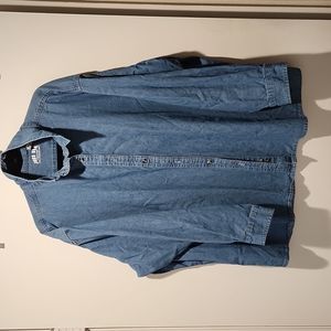 Ladies long sleeve denim shirt